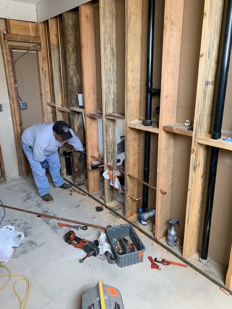 Commercial rough-in plumbing for Gas Line Repair in Moreno Acres